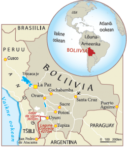 boliivia kaart