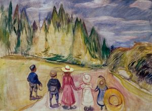 Edvard Munch - The Fairytale Forest, 1901-02<br />Allikas: http://www.munchmuseet.no/