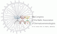 9th Congress of the Baltic Association of Dermatovenereologists