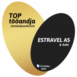 Estravel top tööandja 8. koht
