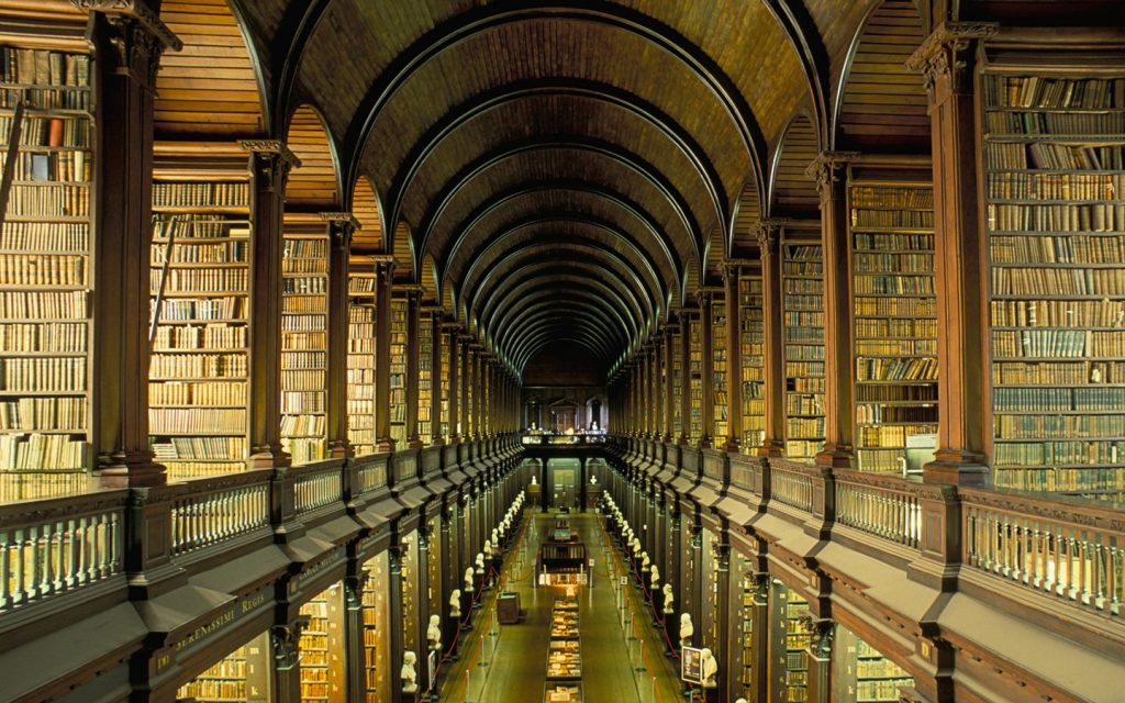 Trinity College, raamatukogu_Iirimaa
