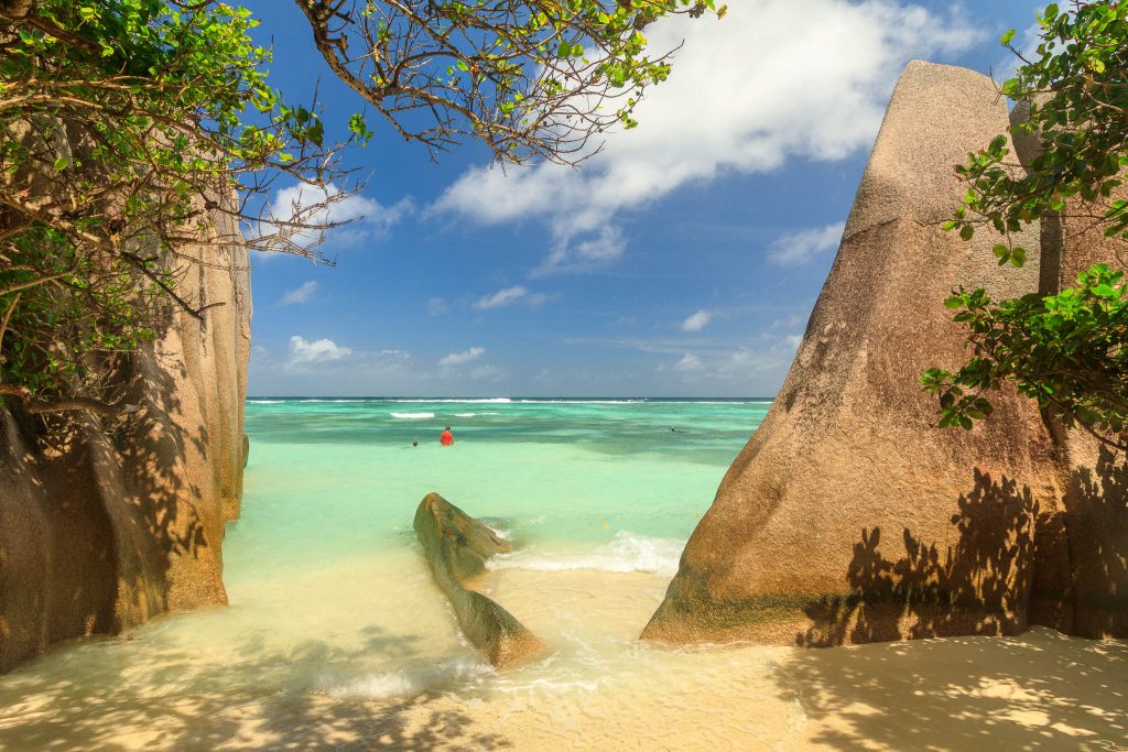 Anse Source d'Argent rand