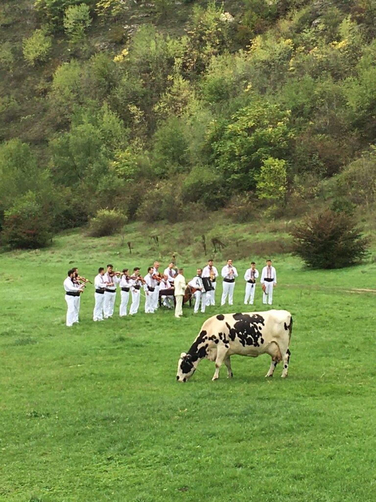 Butuceni külakeses sattusime kohaliku Moldova rahvamuusika-ansambli filmivõtetele