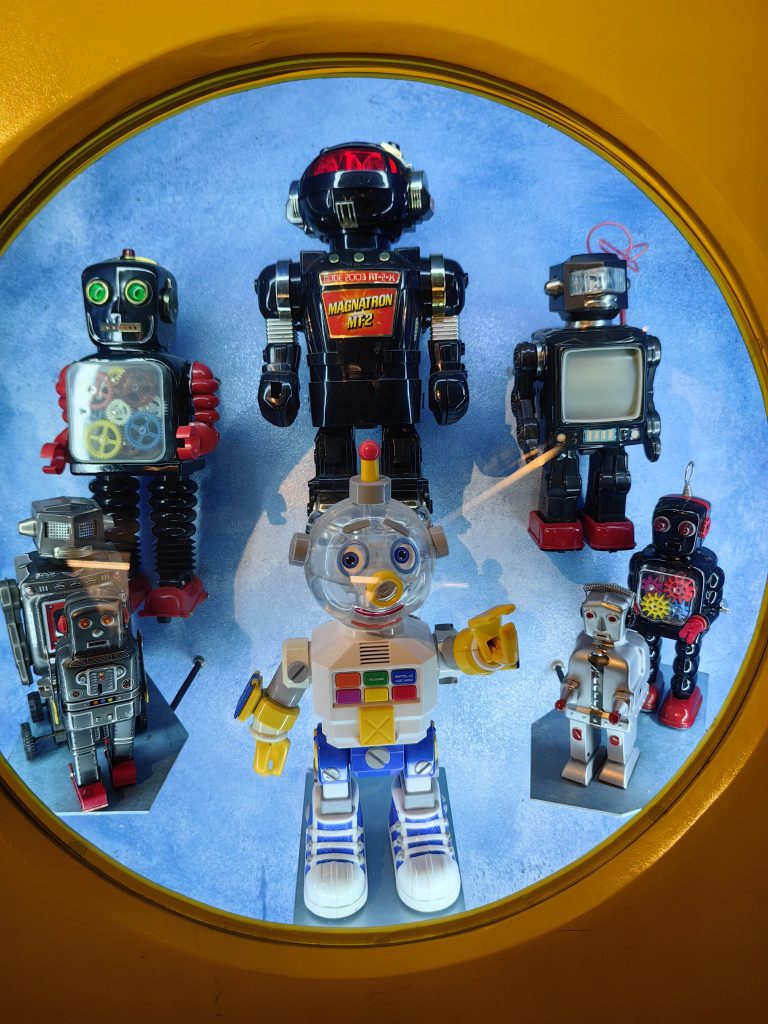 Robotmänguasjad Stockholmi Mänguasjamuuseumis