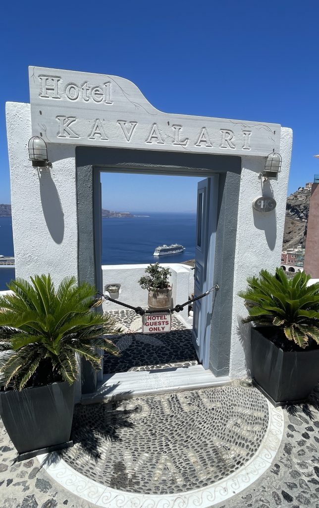 Santorini vaade Allurale