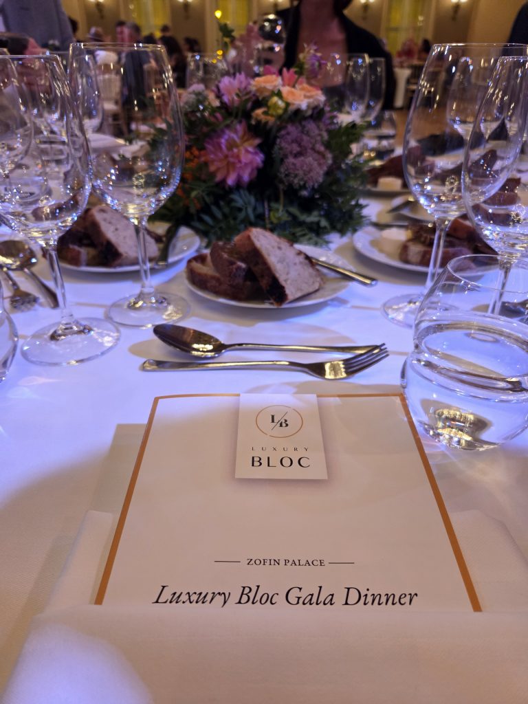 Luxury Bloc gala dinner