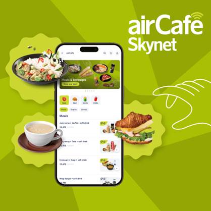 airBaltic airCafe Skynet